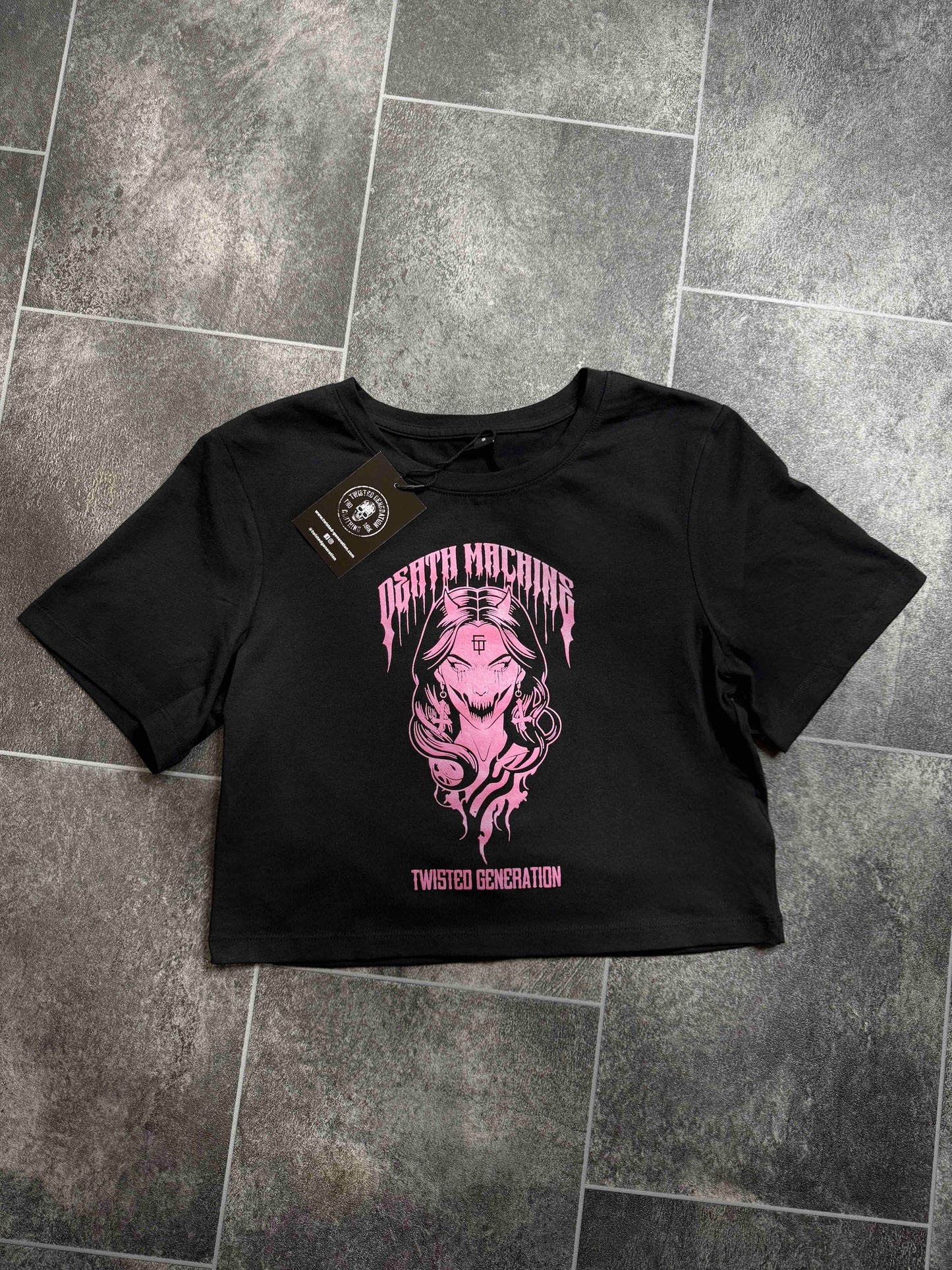 Death Machine - Cropped tee - Women's