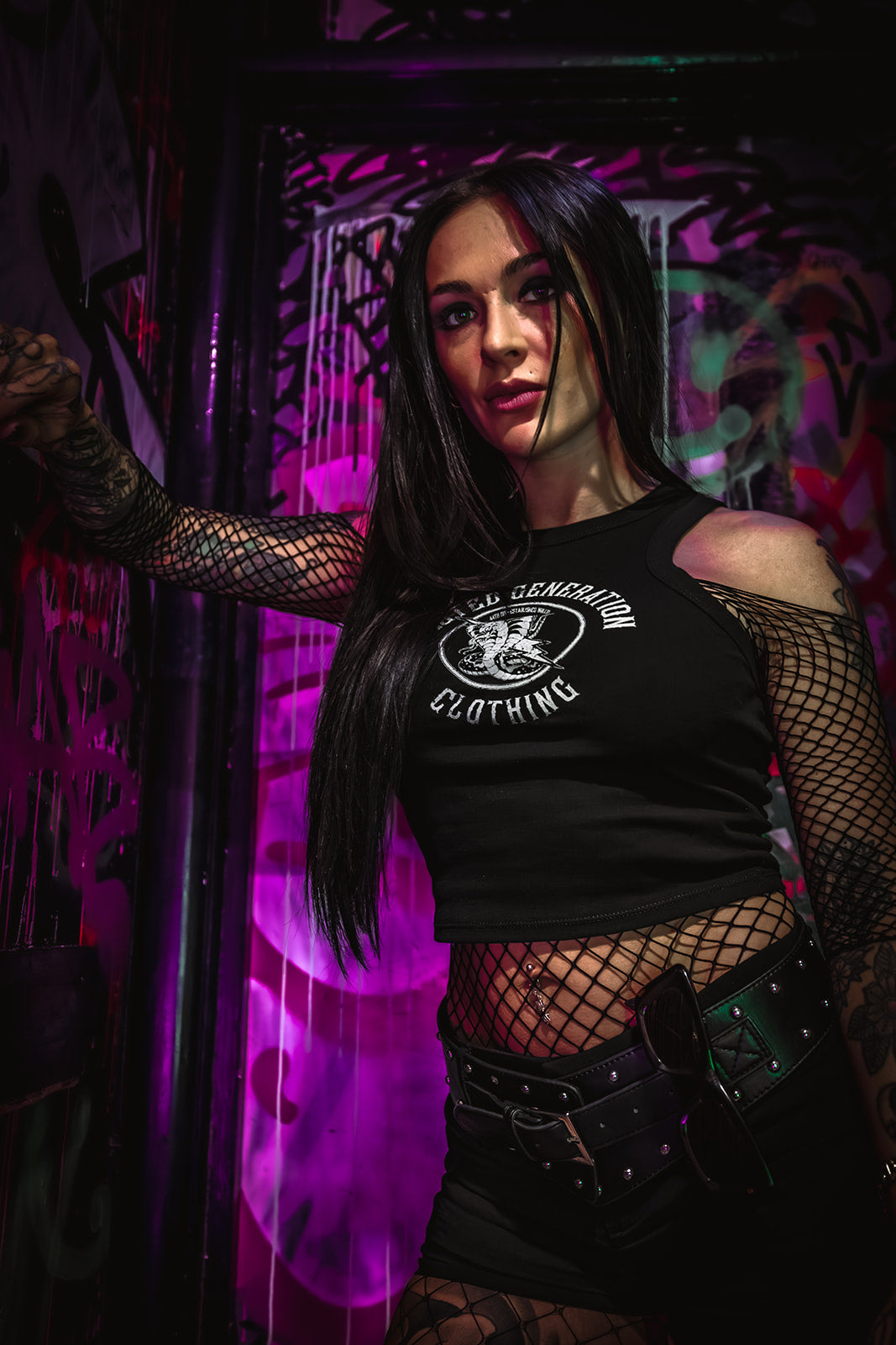 44th Division - Cropped tee - Women's