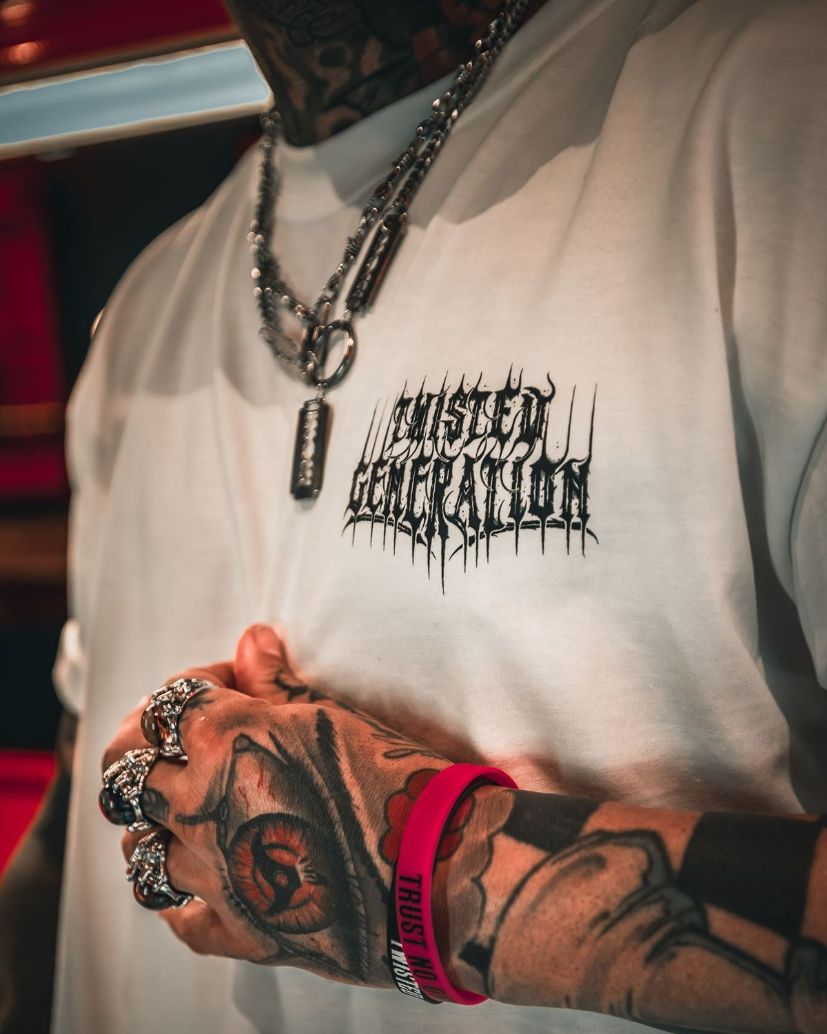 Brutality - White Oversized T-shirt