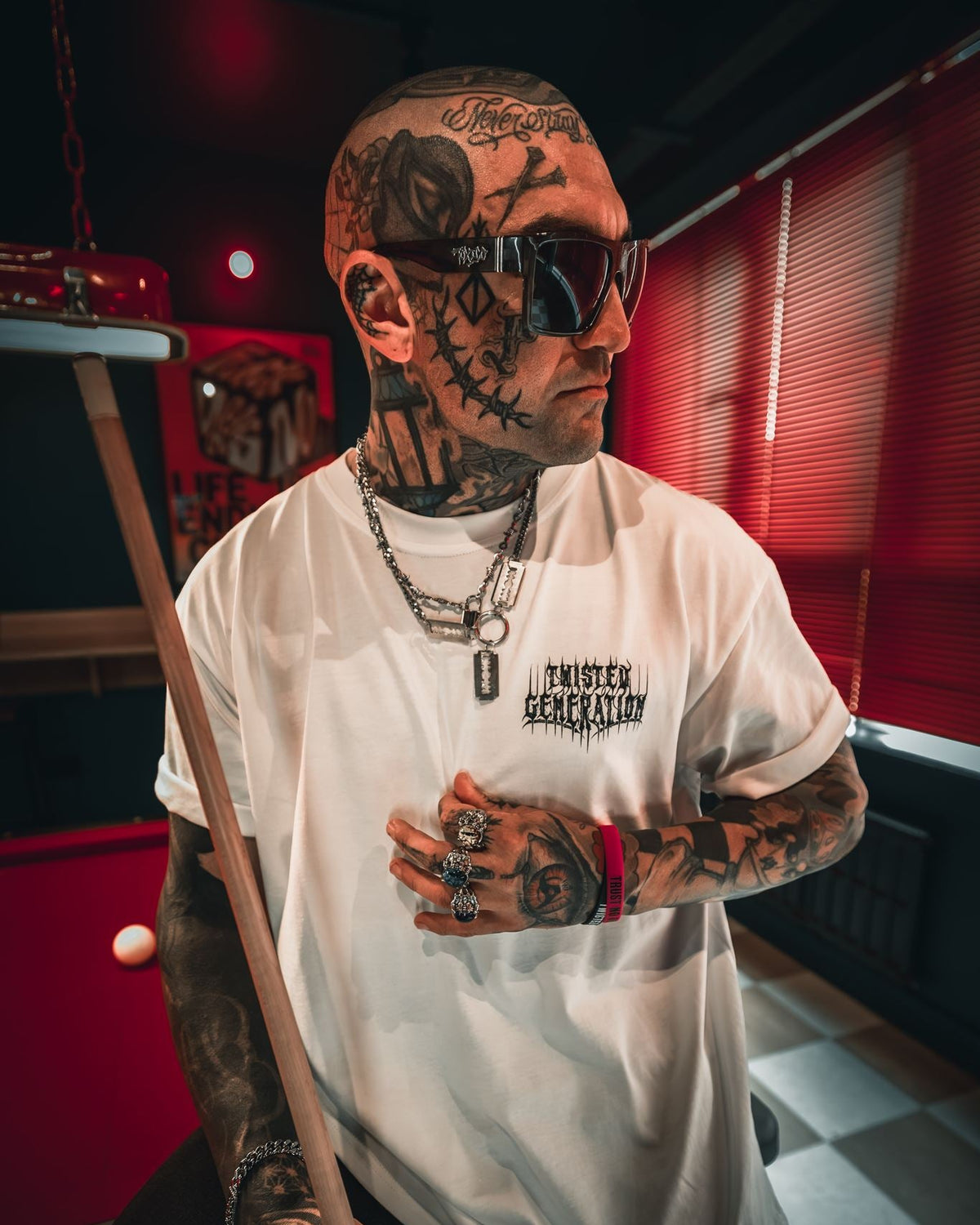 Brutality - White Oversized T-shirt