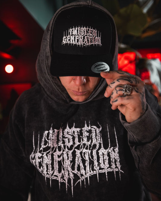 Twisted Generation Brutality Acid Wash Hoodie - Unisex