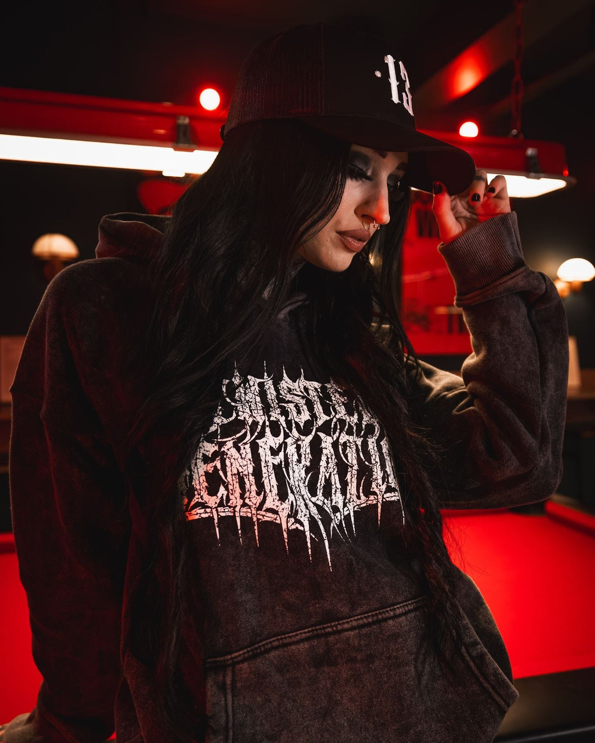 Twisted Generation Brutality Acid Wash Hoodie - Unisex