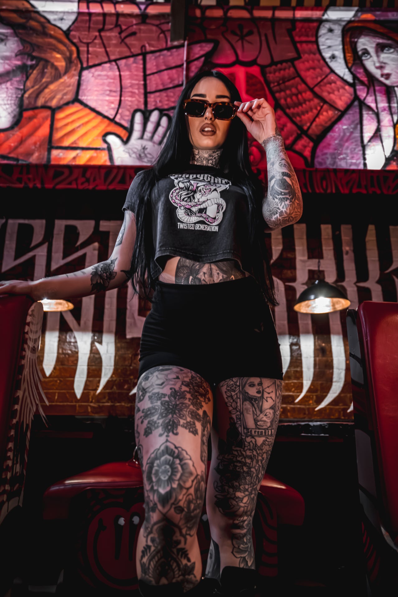 BABYGIRL - Cropped Vintage Tee - Women's