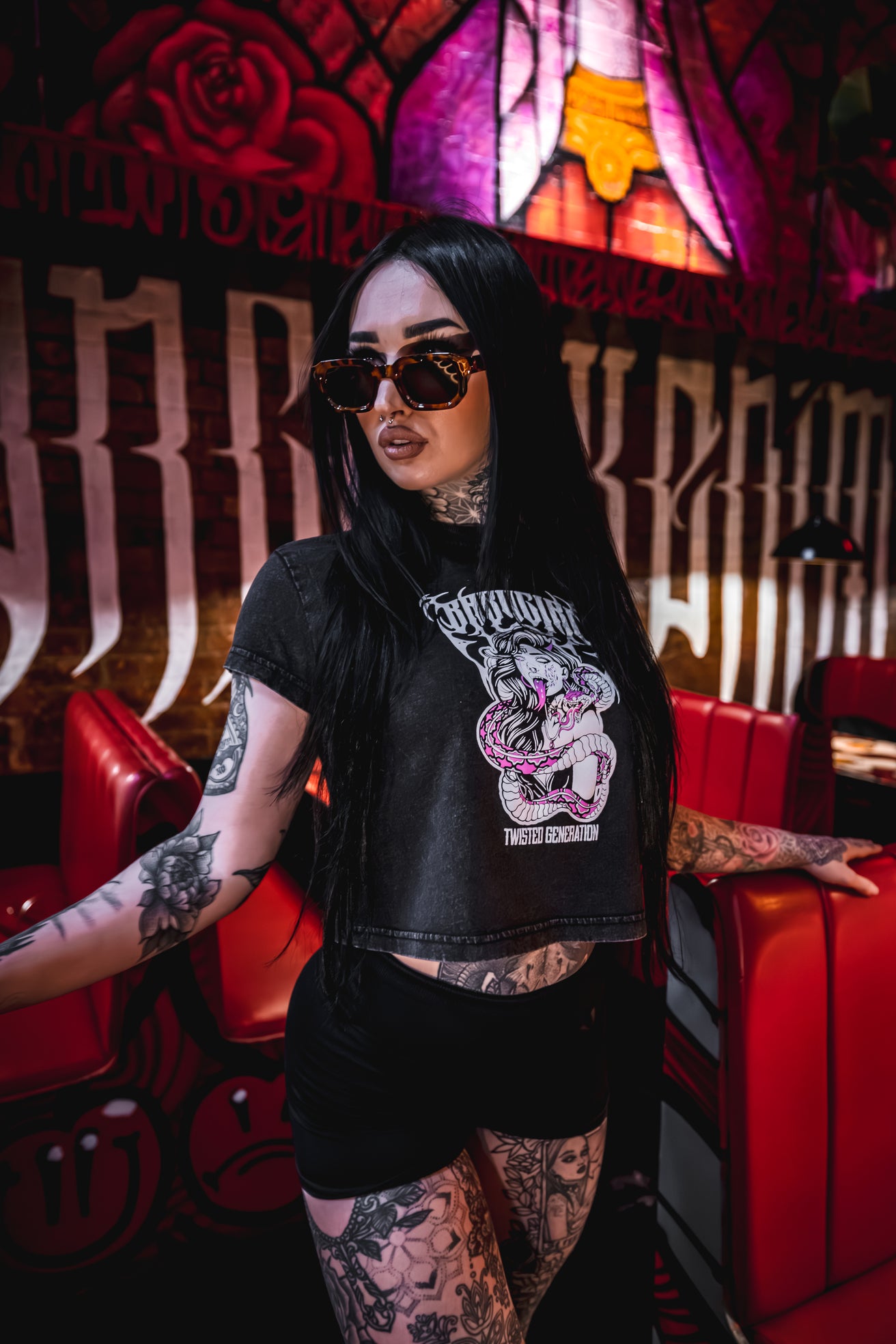 BABYGIRL - Cropped Vintage Tee - Women's