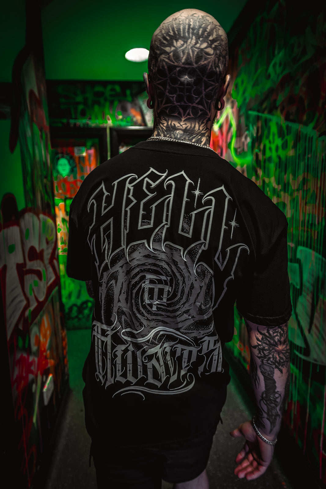 Hell Awaits Oversized T-shirt