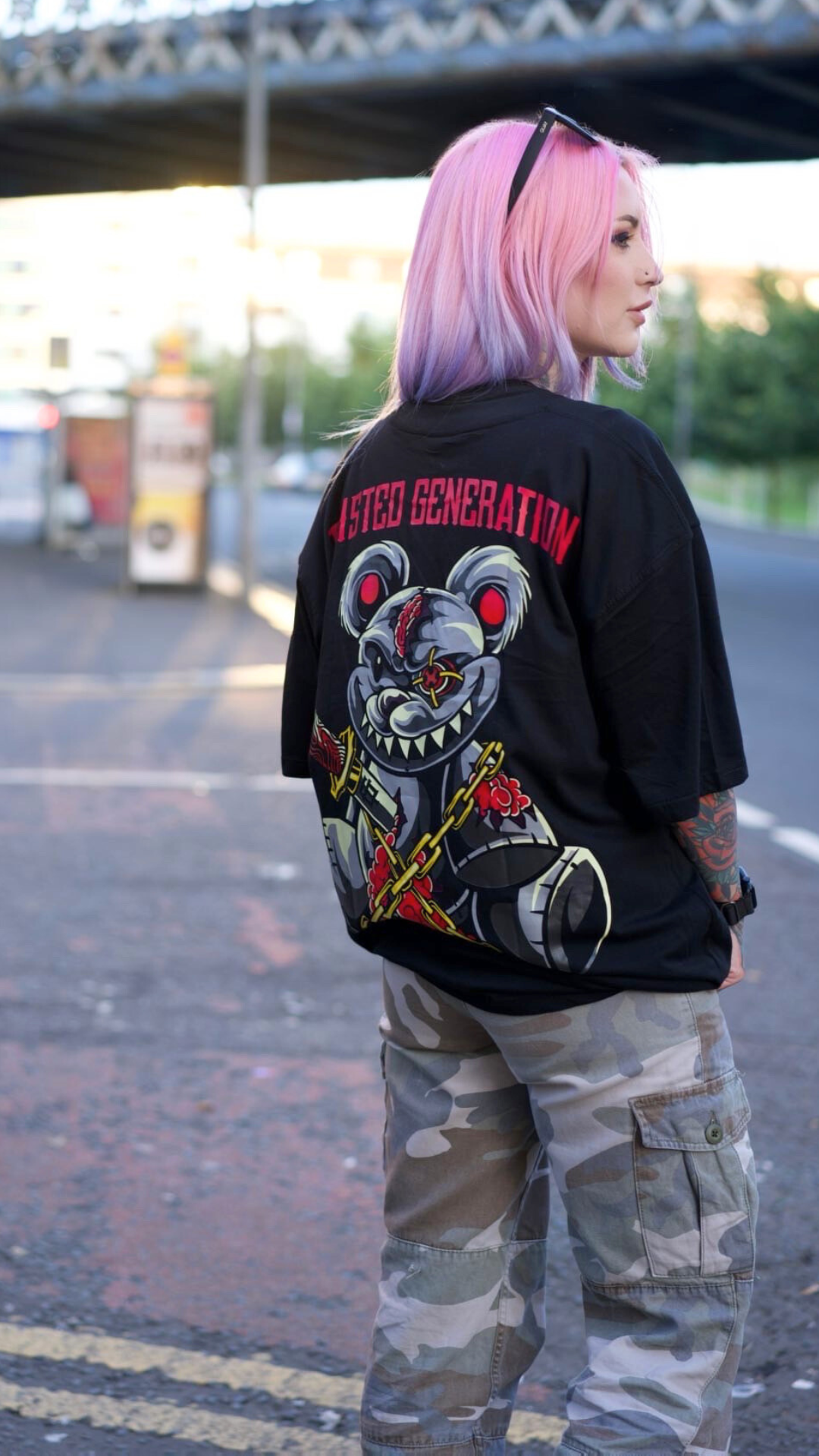 Psycho Teddy Oversized T-shirt