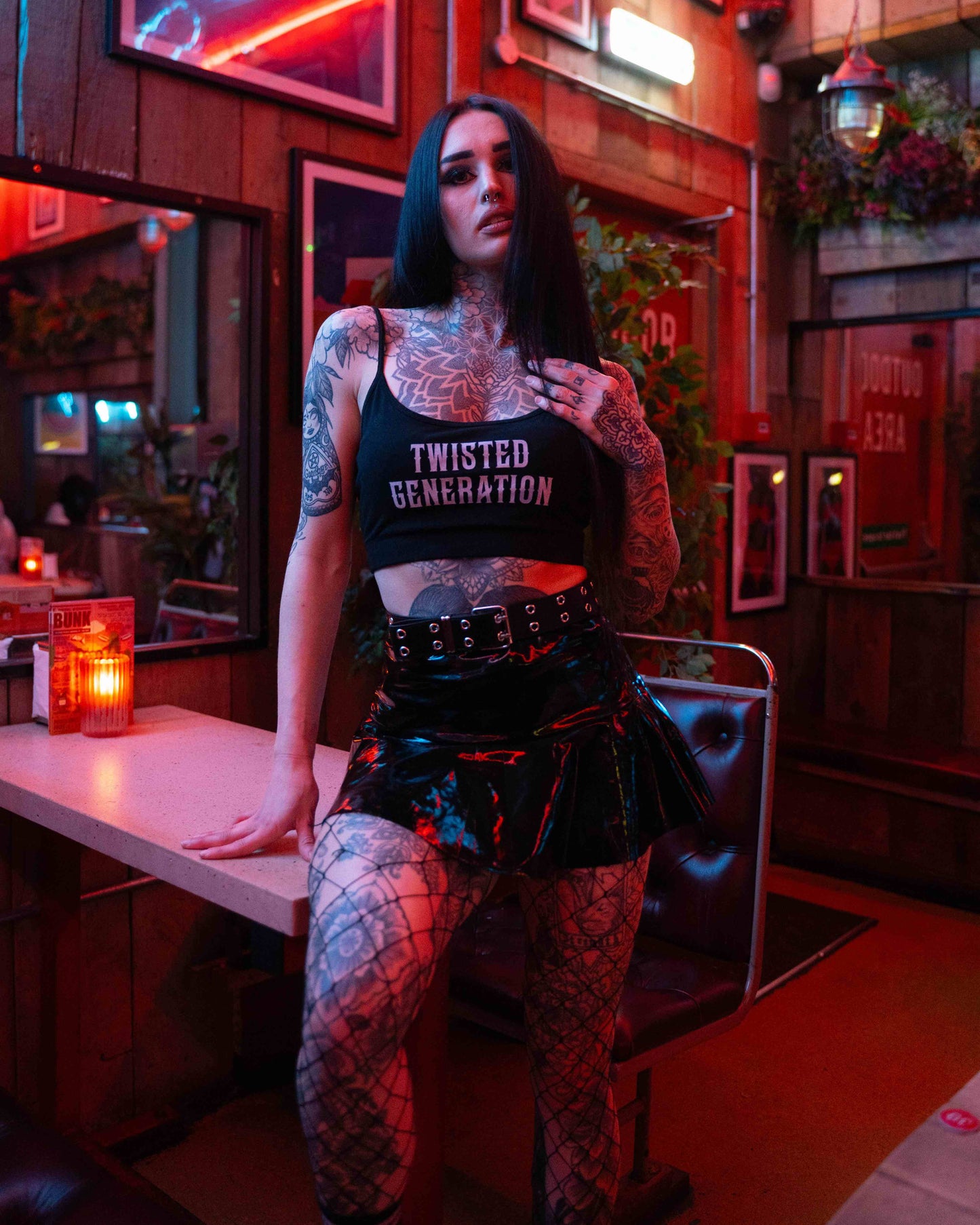 Twisted Generation - Cropped Cami Top - Women's