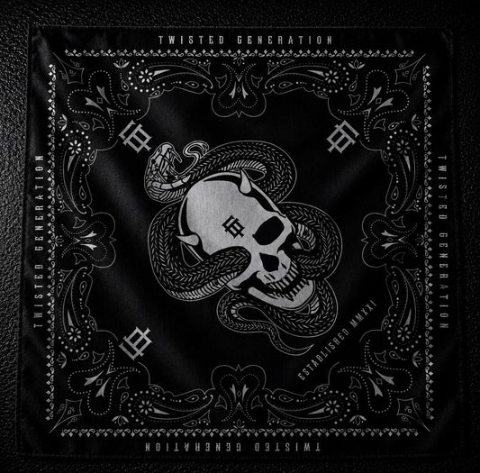 Twisted Generation - Skull & Snake Bandana