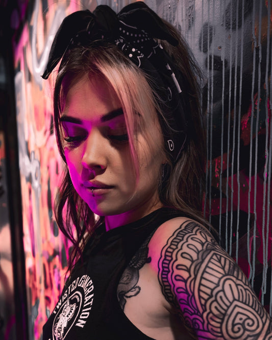Twisted Generation - Skull & Snake Bandana