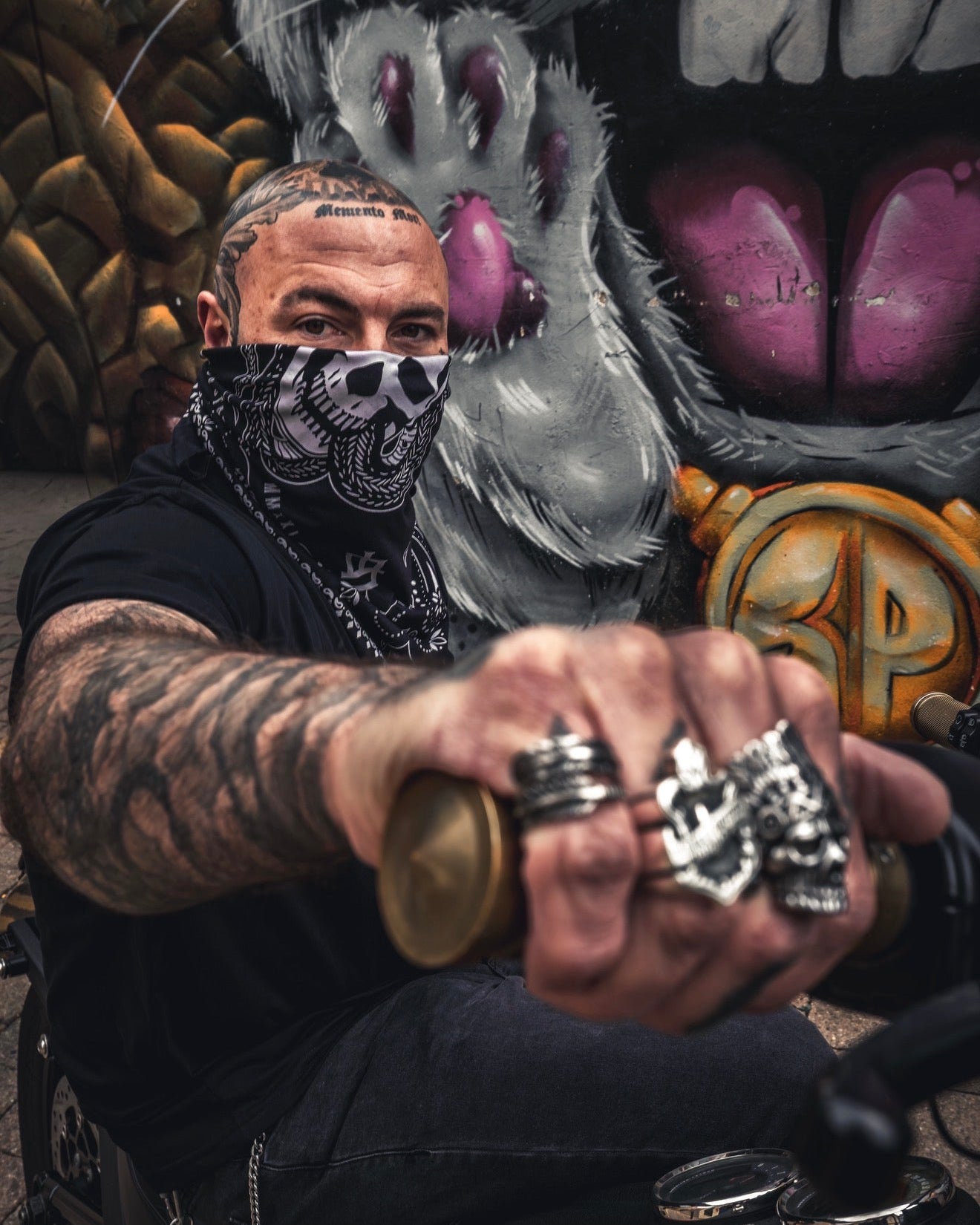 Twisted Generation - Skull & Snake Bandana